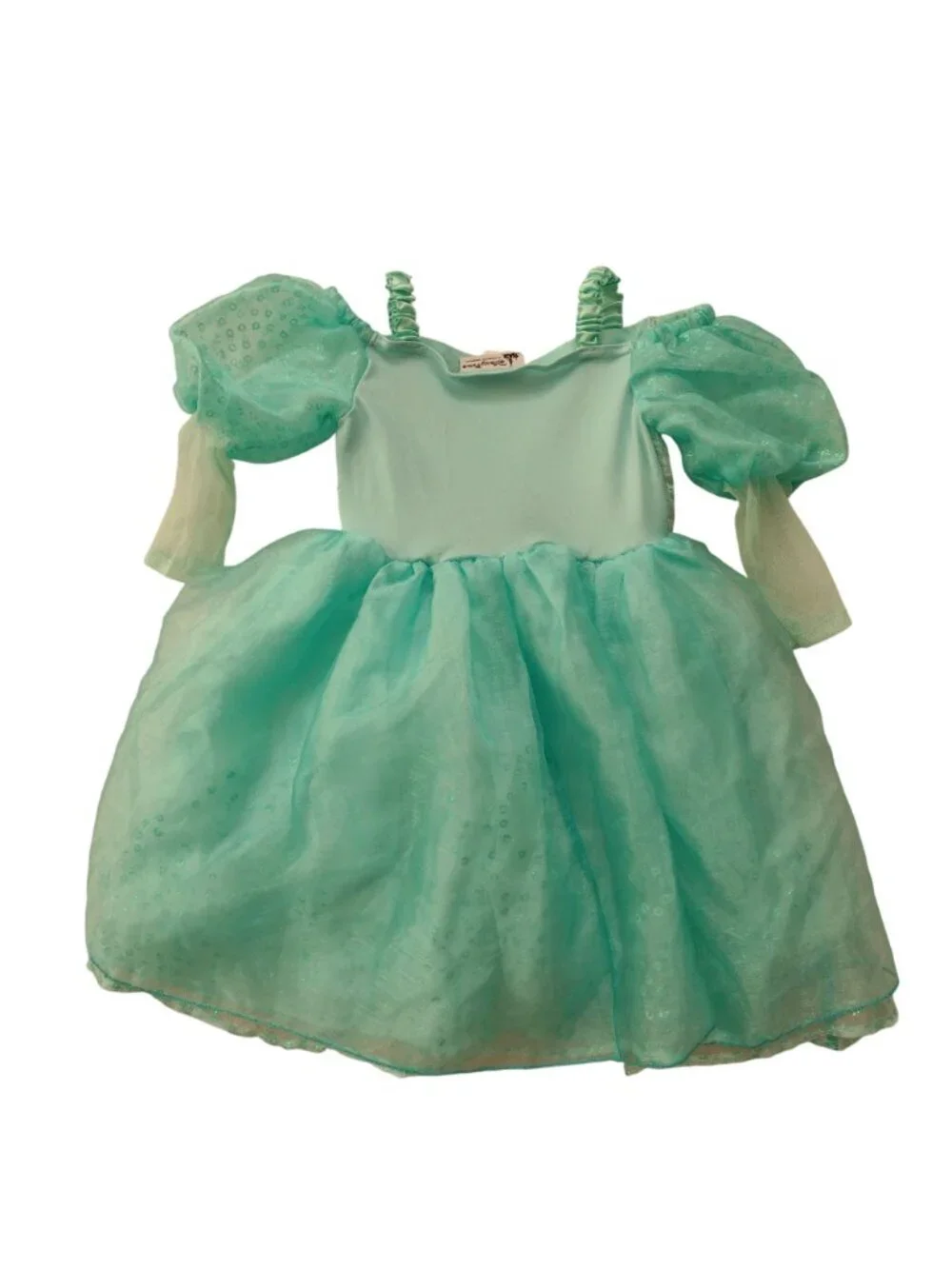 Disney Parks Ariel Party Dress 3 3T Toddler Girls Little Mermaid Seafoam Costume